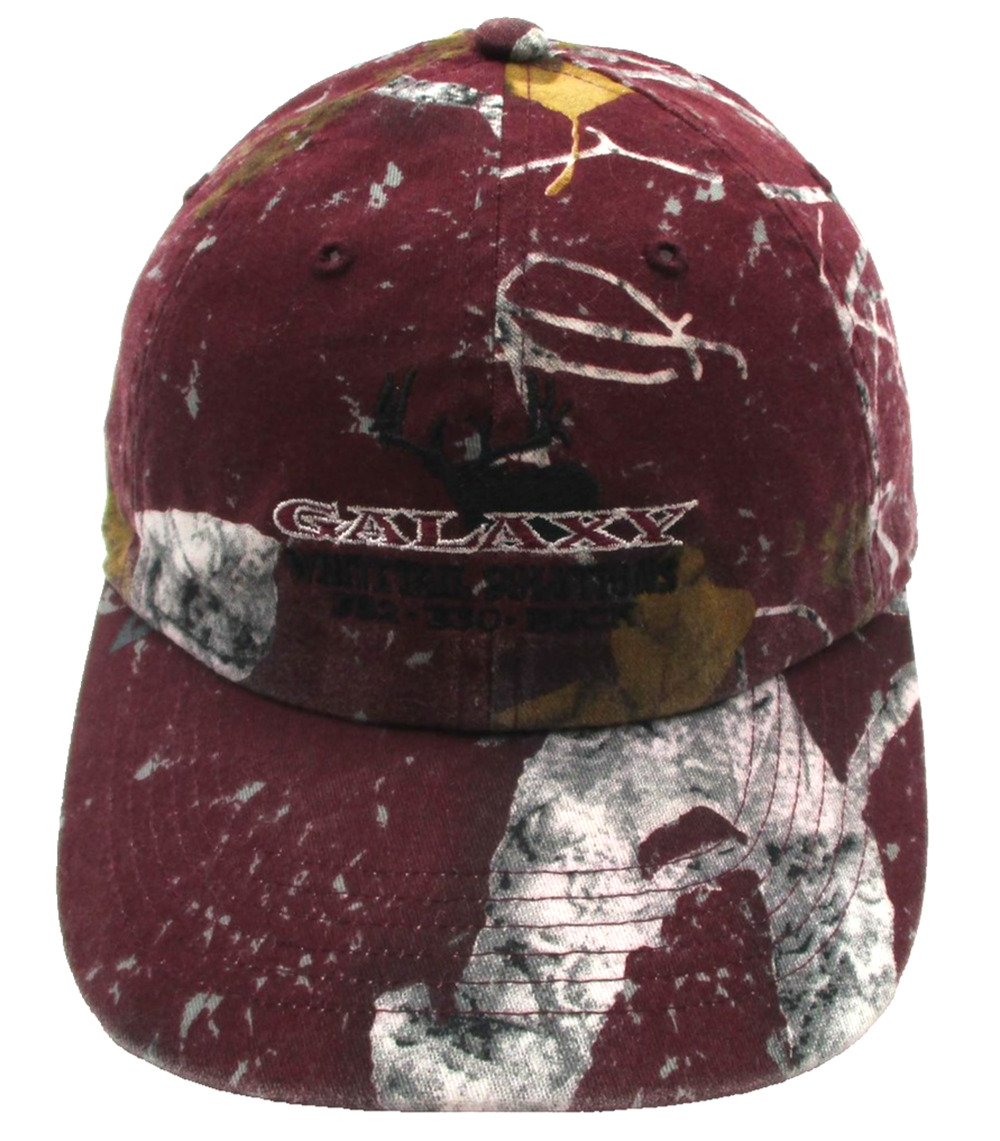 Richardson Hat Cap Strap Back Mens One Size Red Camo Galaxy Deer Buck Hunting